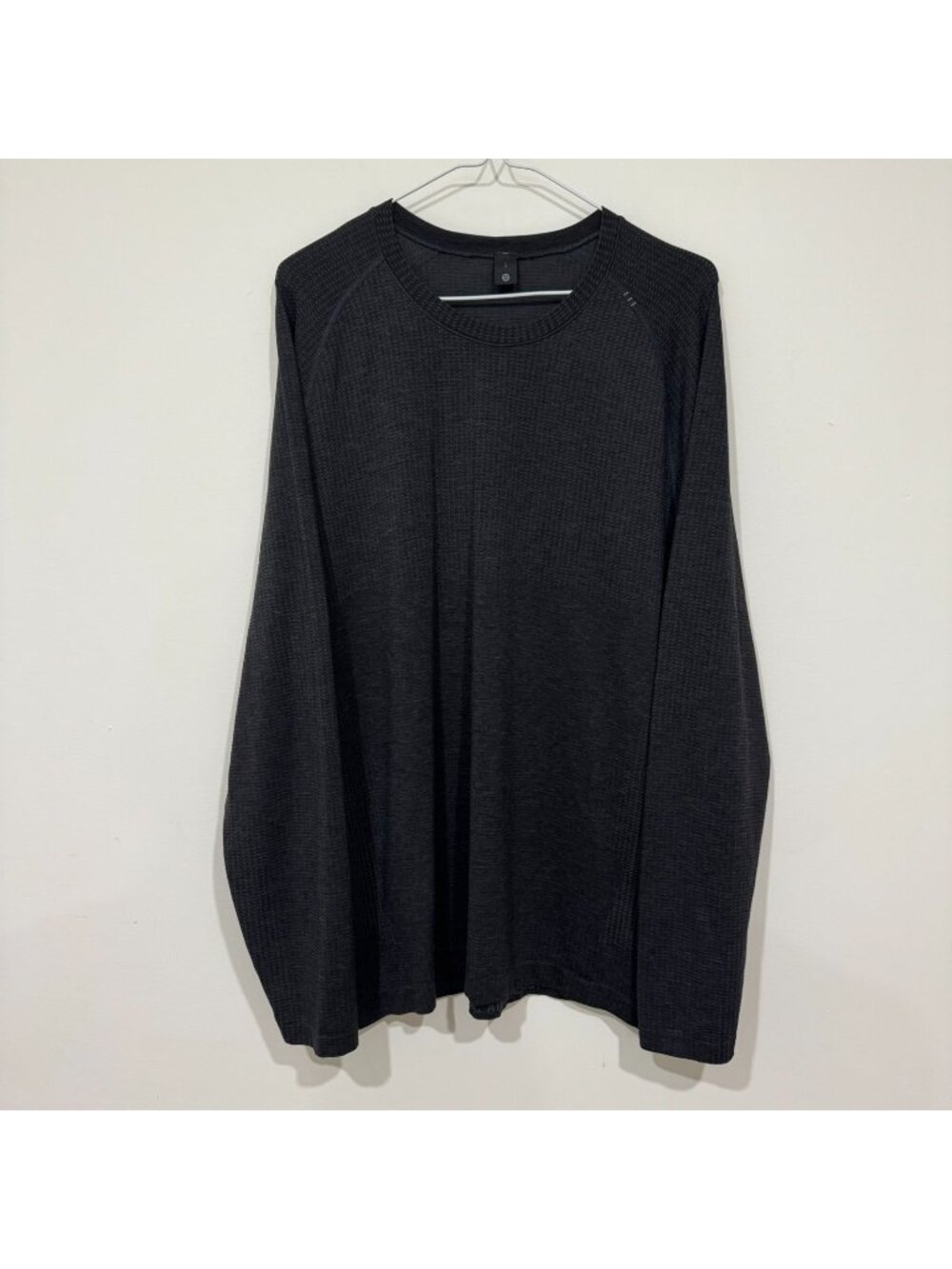 Lululemon 2024 Mens Metal Vent Tech Long-Sleeve Shirt Graphite Grey / Black L